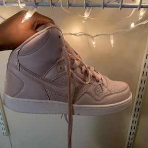Light Pink Nike Forces